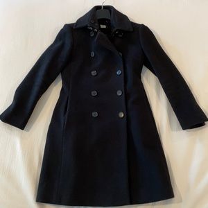 JCrew Wool Jacket with Removable Collar